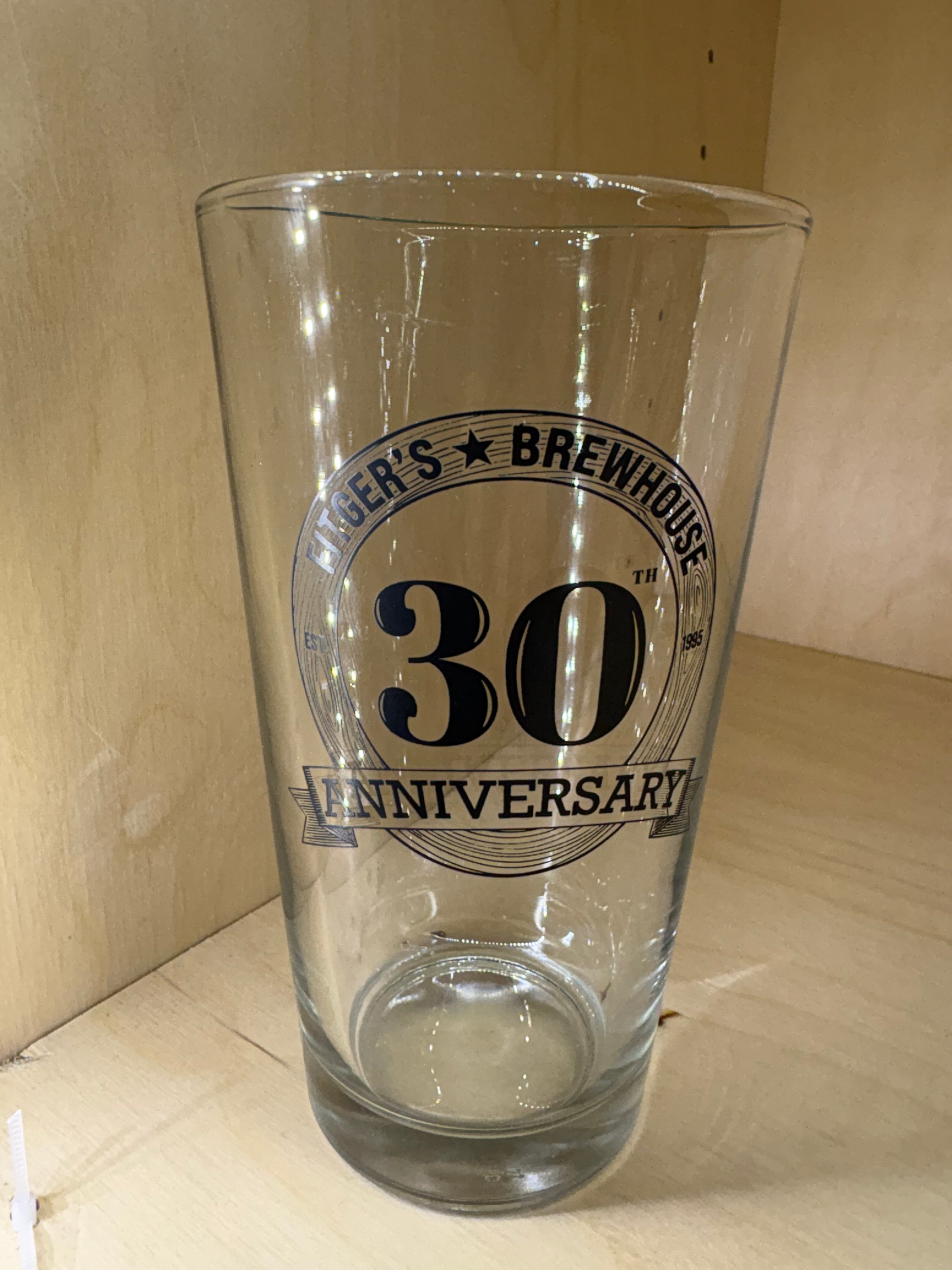 new 30Th Anniversary 16oz. Pint Glass  Fitger's Brewhouse
