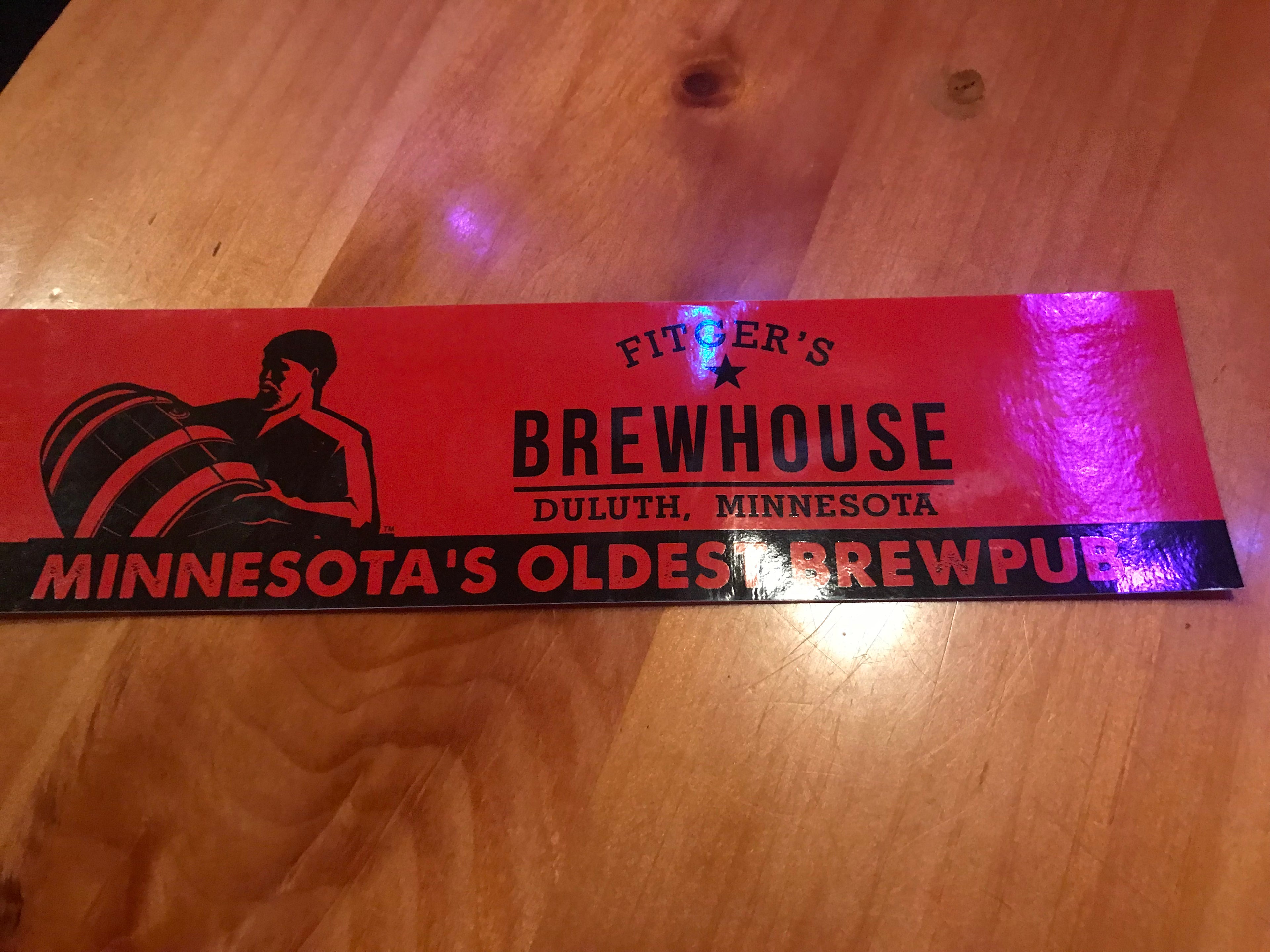 Bumper sticker- oldest brewpub