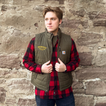 Brewhouse Carhartt Vest - Green  (40% off WINTER CLEARANCE)