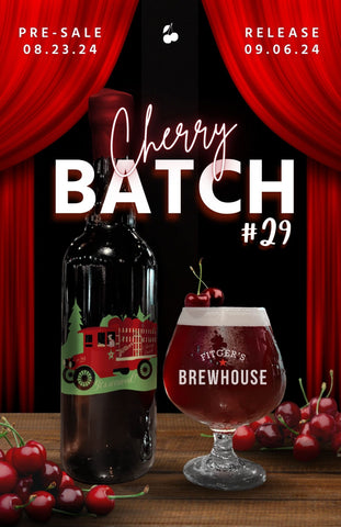 Cherry Batch #29 beer( limited amount left for purchase in store only)