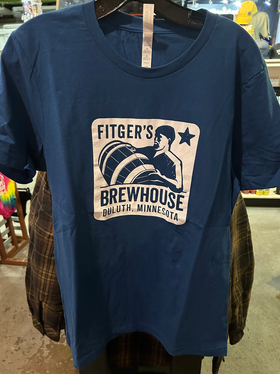 Brewhouse Kegman T-Shirt (Slate Blue) – Fitger's Brewhouse