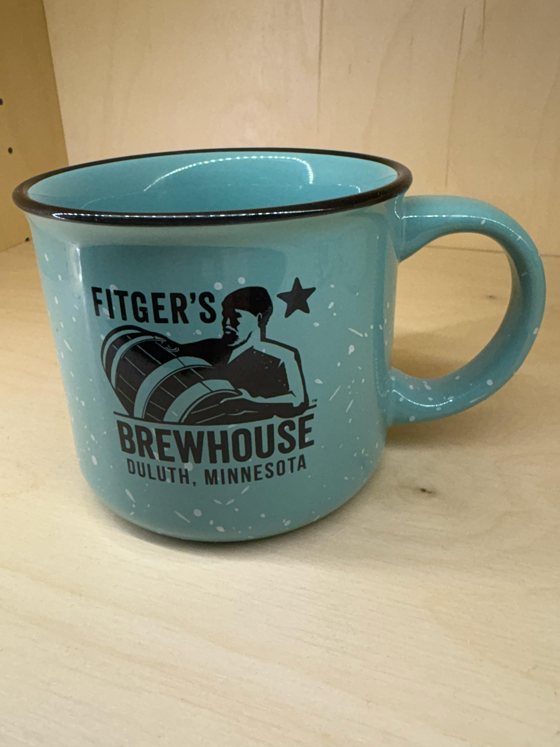 new Brewhouse Campfire Mug- light blue