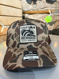 NEW duck Camo Hat with leather patch