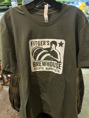 Brewhouse Kegman T-Shirt (Army Green)