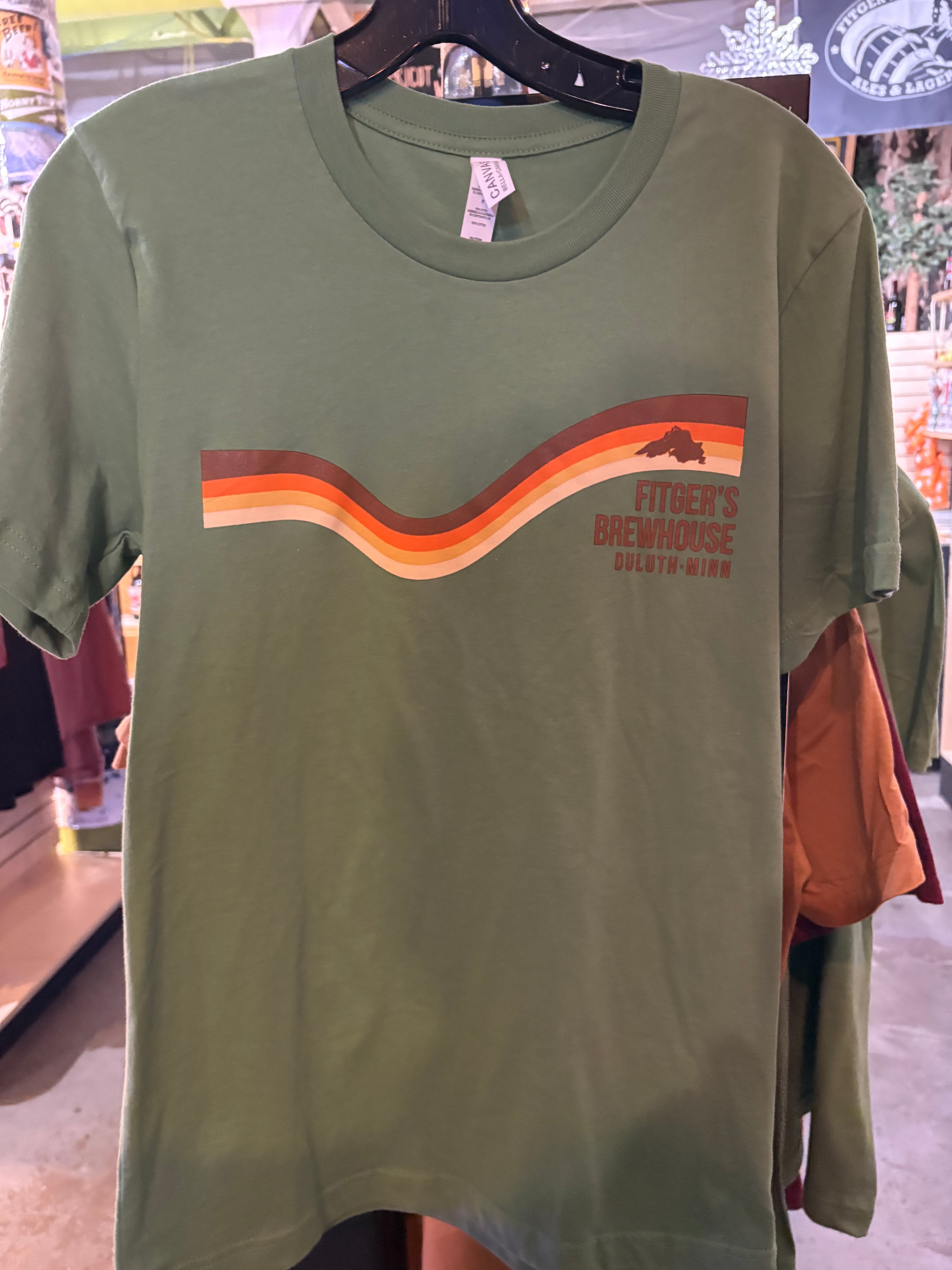 NEW Lake Superior Wave with Fitgers Brewhouse logo- green