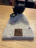 Brewhouse Knit Hat w/Pom (white or grey)