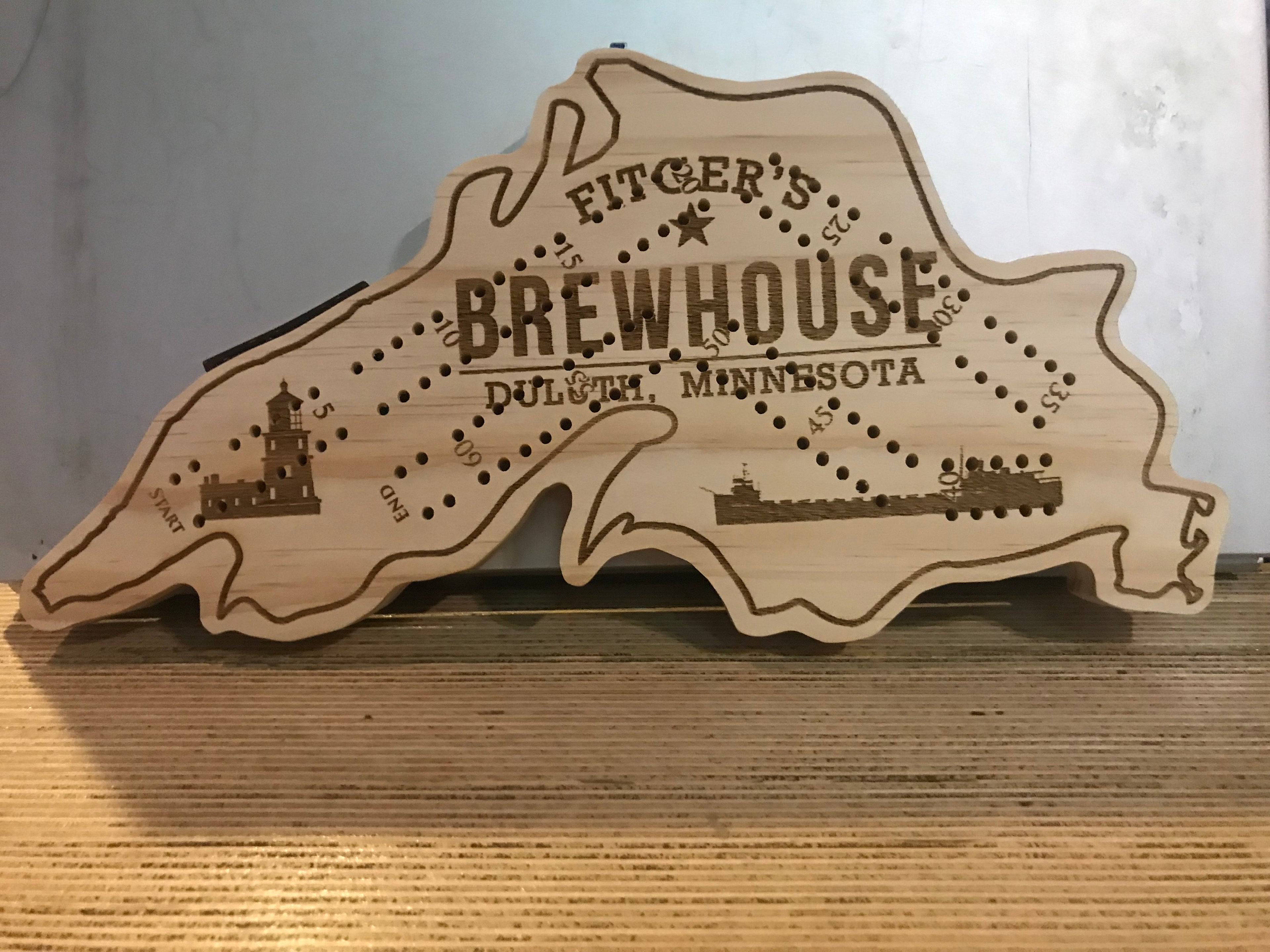 Cribbage Board- Lake Superior