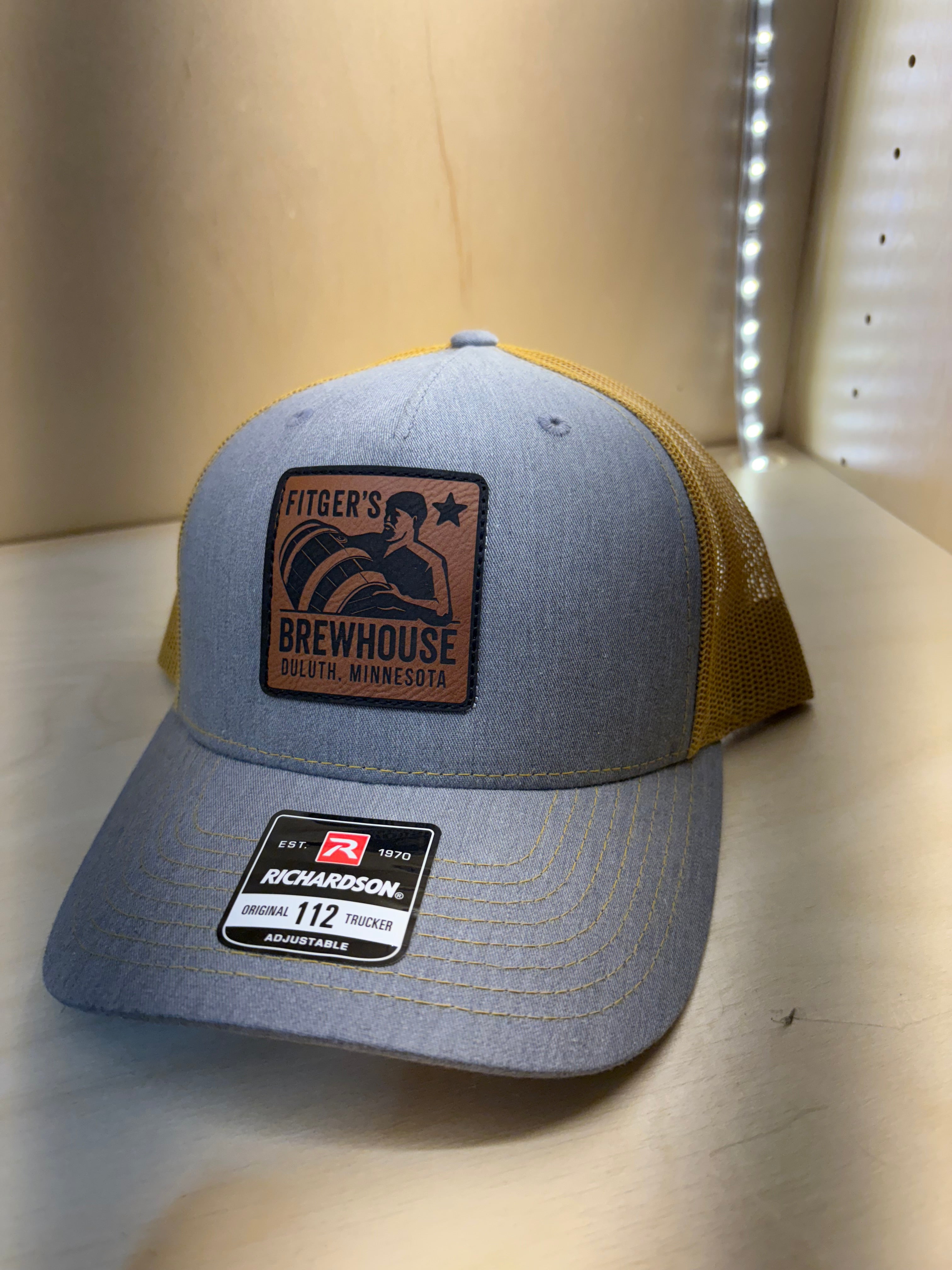 New Trucker Hat with Kegman leather patch