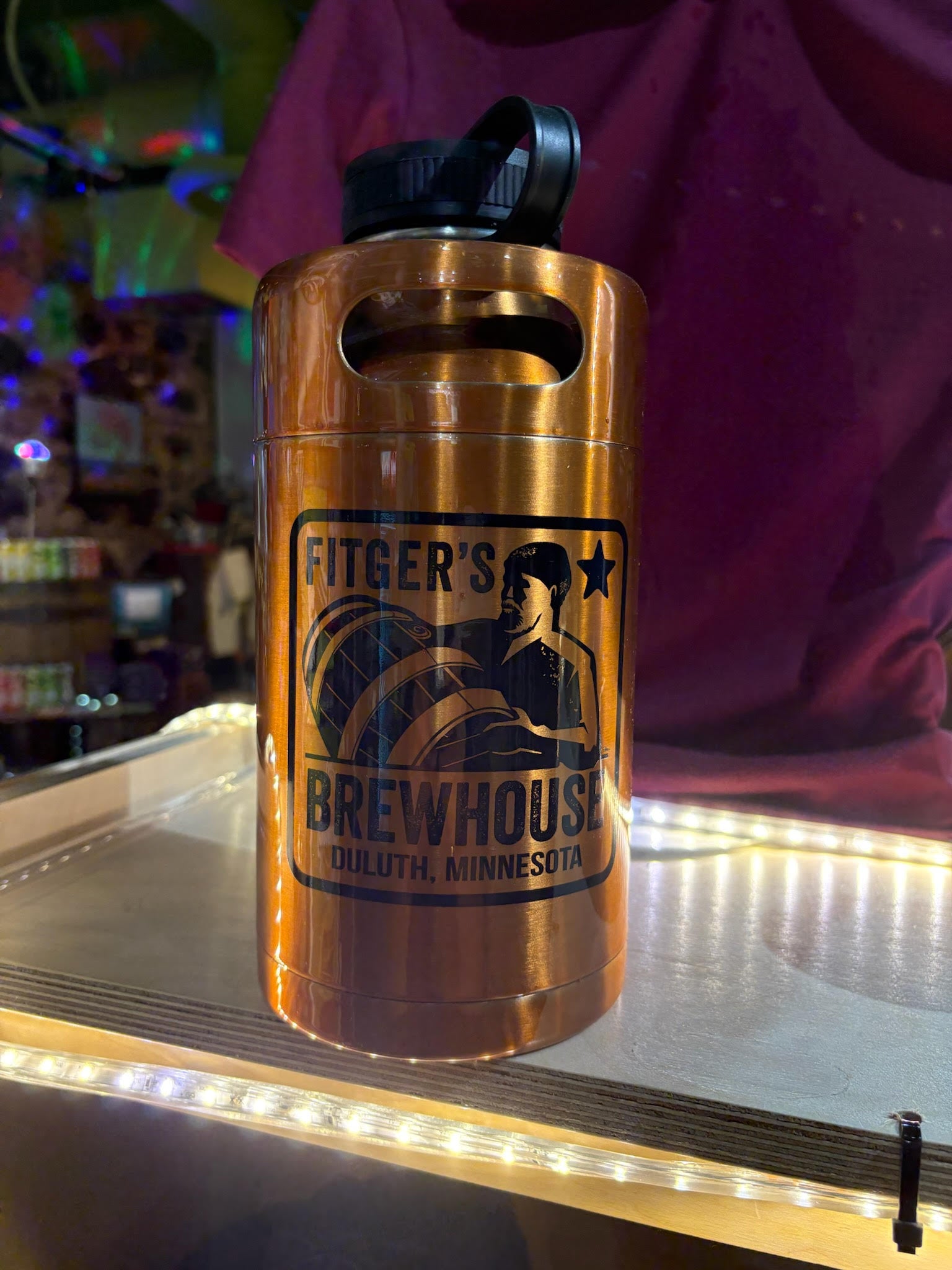 New Stainless Steel Growlers (64oz) - bronze