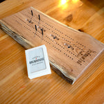 Reclaimed Wood Brewhouse Branded Cribbage Board