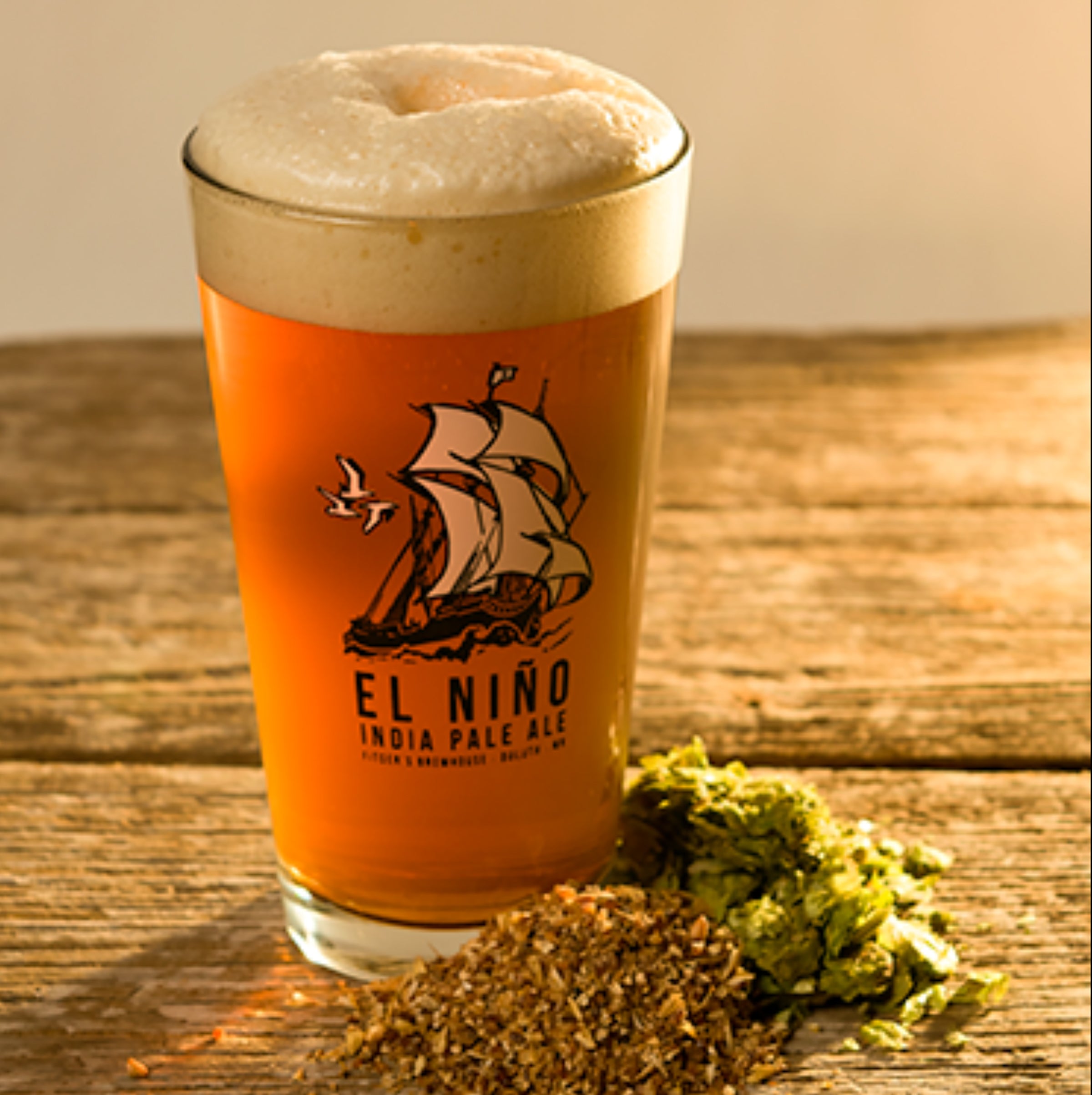 El Niño IPA Pint Glass