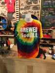 Brewed For All tie-dye t-shirt