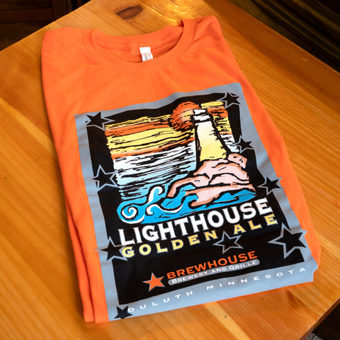 Lighthouse Golden t-shirt - Orange