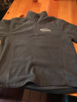 1/4 zip fleece pull over ( black and grey)