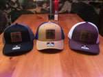 Trucker Hats with Keg Man leather patch