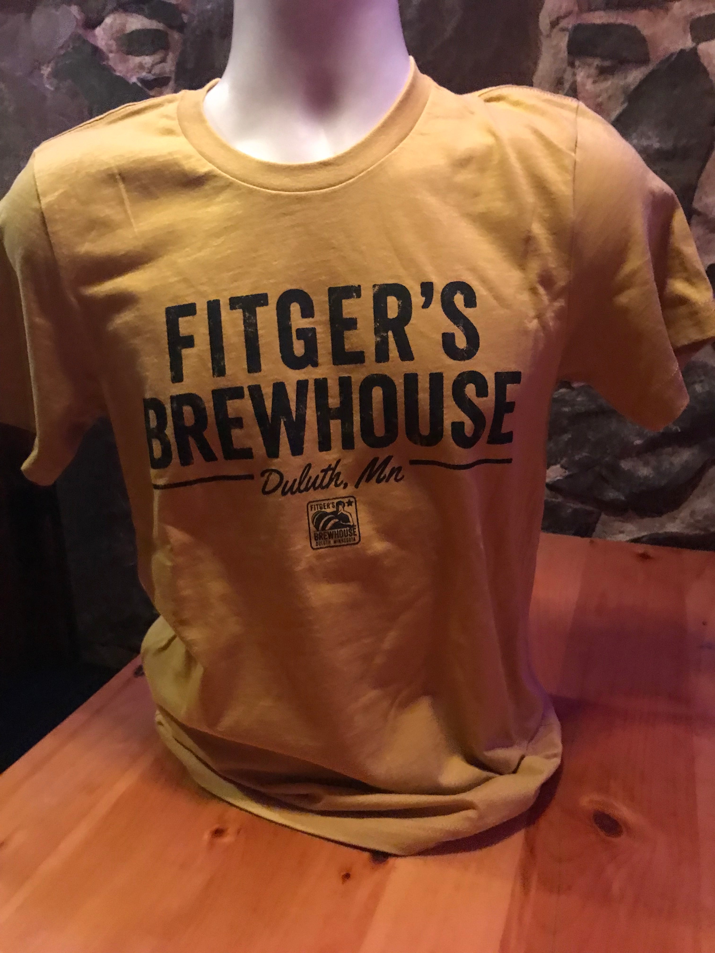 Old School Fitger’s Brewhouse Yellow Tee